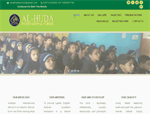 Tablet Screenshot of alhudainternationalschool.com